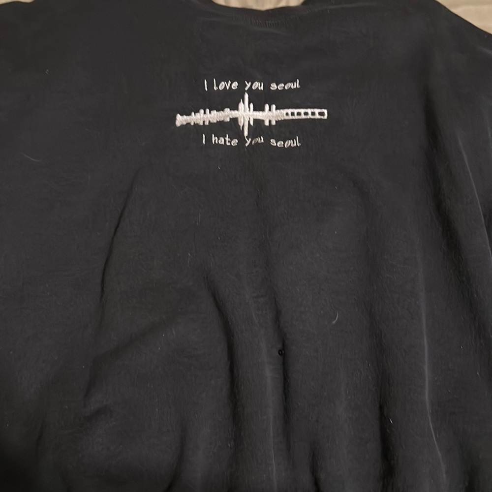 BTS RM Seoul Embroidery Sweatshirt
